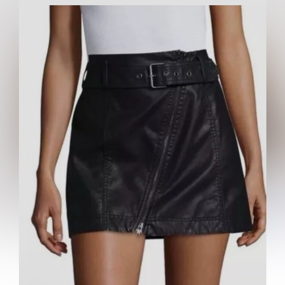 Free People Feelin Fresh Vegan Mini Skirt